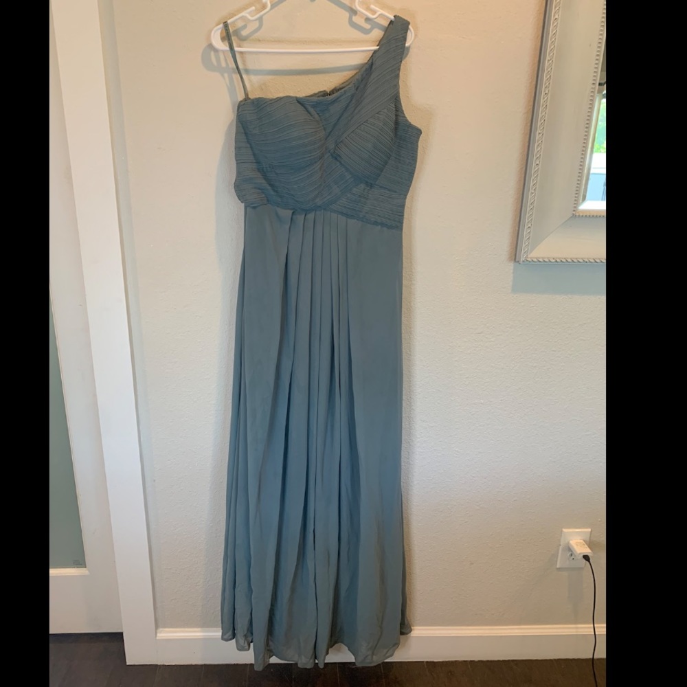 Blue Deep Sea color! Bridesmaid dress Mori Lee David’s bridal